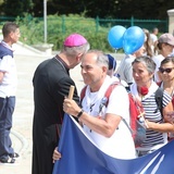 Powitanie 31. Pielgrzymki Diecezji Bielsko-Żywieckiej na Jasną Górę - grup z Wilamowic - 2022