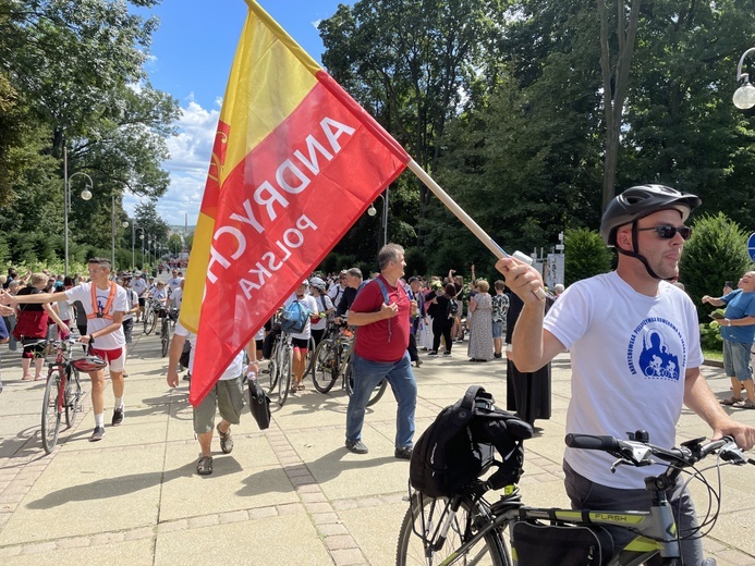 Powitanie 20. Andrychowskiej Pielgrzymki Rowerowej na Jasnej Górze - 2022