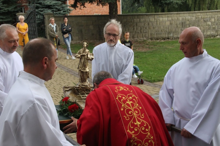 Wojnicz. Uroczyste wprowadzenie relikwii św. Wawrzyńca