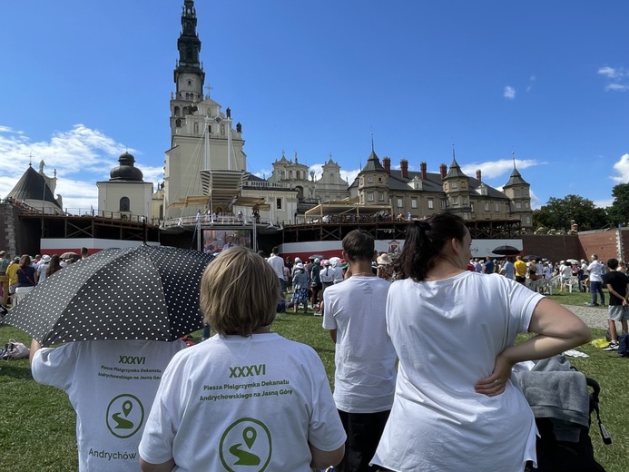 Msza św. na zakończenie 31. Pieszej Pielgrzymki Diecezji Bielsko-Żywieckiej na Jasną Górę - 2022