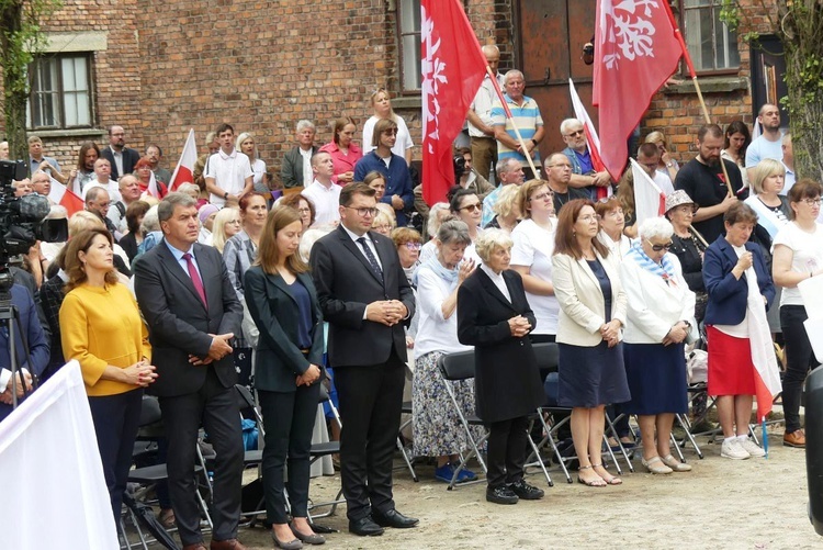 81. rocznica śmierci św. Maksymiliana w Oświęcimiu - pielgrzymka i Msza św. przy Bloku Śmierci