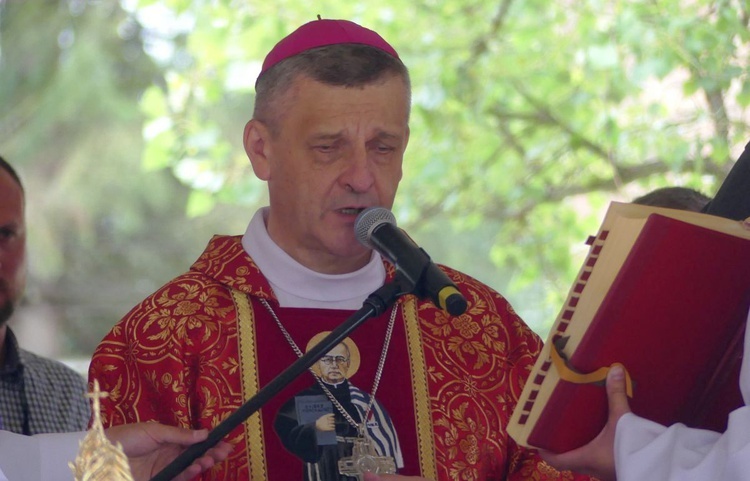 81. rocznica śmierci św. Maksymiliana w Oświęcimiu - pielgrzymka i Msza św. przy Bloku Śmierci