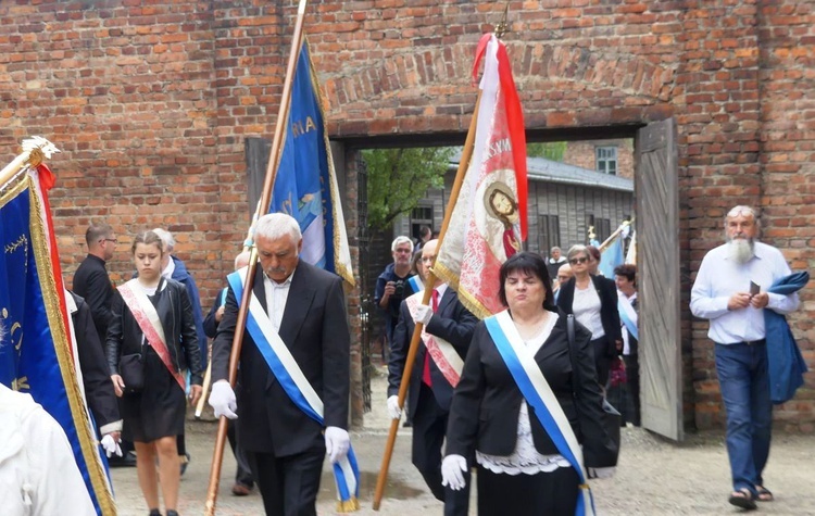 81. rocznica śmierci św. Maksymiliana w Oświęcimiu - pielgrzymka i Msza św. przy Bloku Śmierci