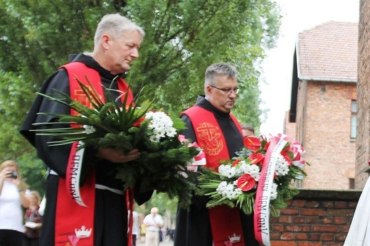 81. rocznica śmierci św. Maksymiliana w Oświęcimiu - pielgrzymka i Msza św. przy Bloku Śmierci