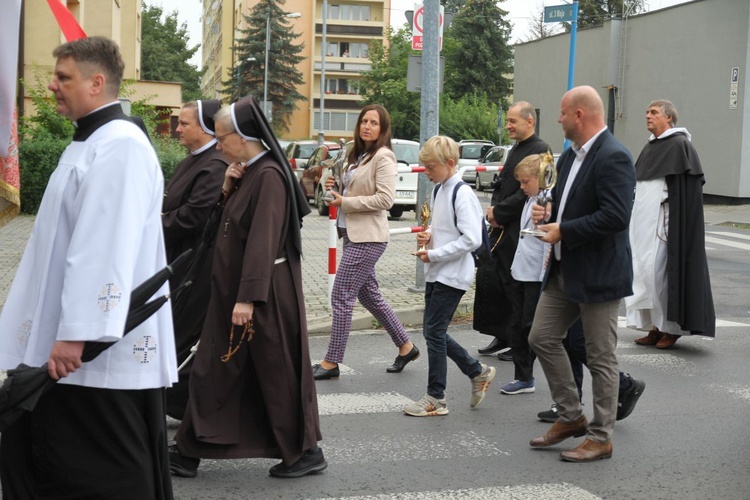 81. rocznica śmierci św. Maksymiliana w Oświęcimiu - pielgrzymka i Msza św. przy Bloku Śmierci