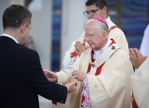 Abp Marek Jędraszewski podczas uroczystości w Łagiewnikach