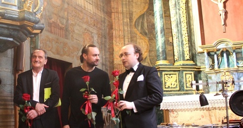 Wystąpili: od lewej Wojciech Wysocki, Leszek Lorent, Emanuel Bączkowski.