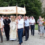 Wprowadzenie relikwii św. Floriana do kościoła w Osieku