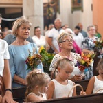 Wprowadzenie relikwii św. Floriana do kościoła w Osieku