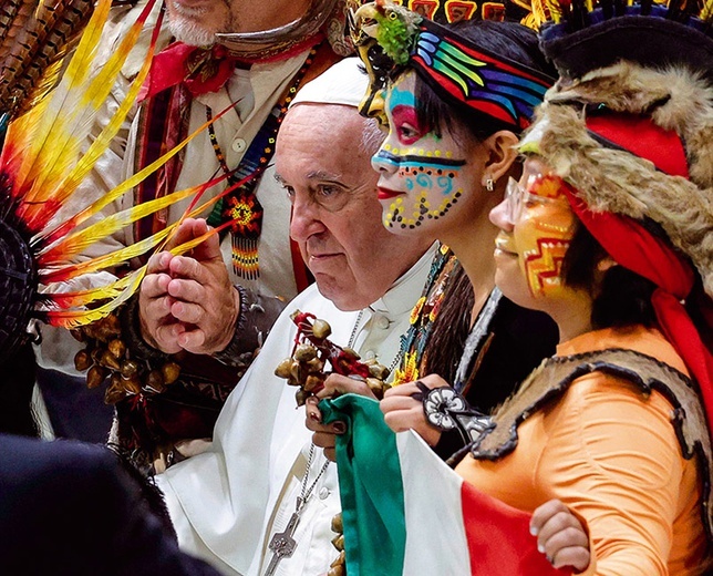 Audiencja generalna Franciszka w sali audiencyjnej Pawła VI.
10.08.2022 Watykan