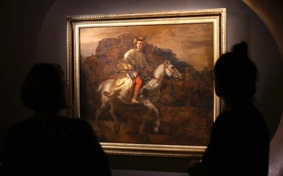 Dzieło Rembrandta "Jeździec polski" na Wawelu