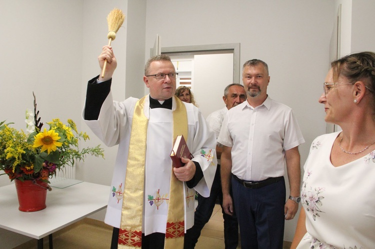 Błogosławieństwo świetlicy w Wielopolu