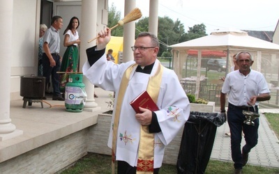 Błogosławieństwo świetlicy w Wielopolu