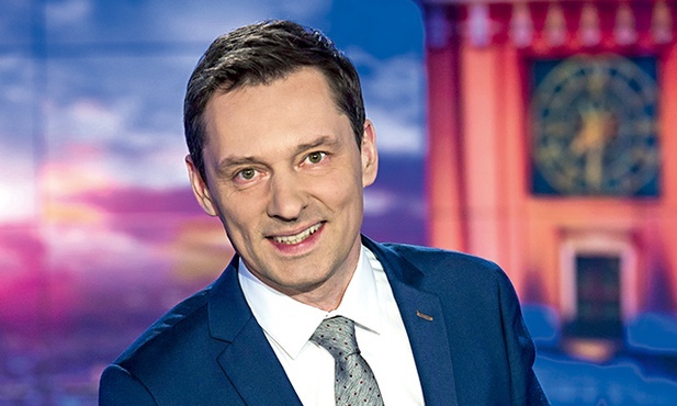 Jako prezenter telewizyjnych Wiadomości