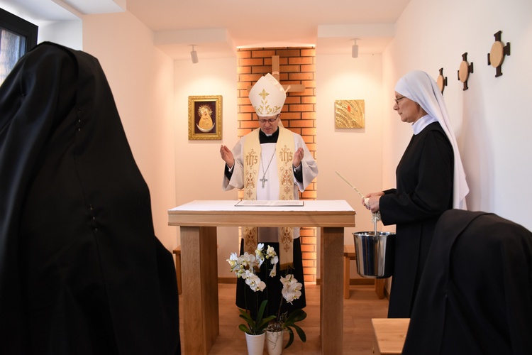 Poświęcenie Zacisza św. Benedykta w Żarnowcu