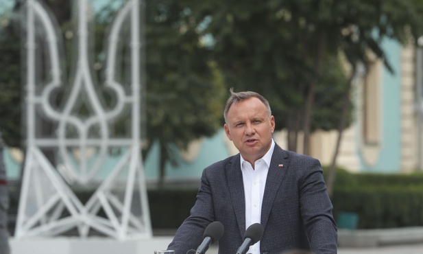 Prezydent Duda do Ukraińców: Solidarnie stoimy przy Was; wiem, że zwyciężycie