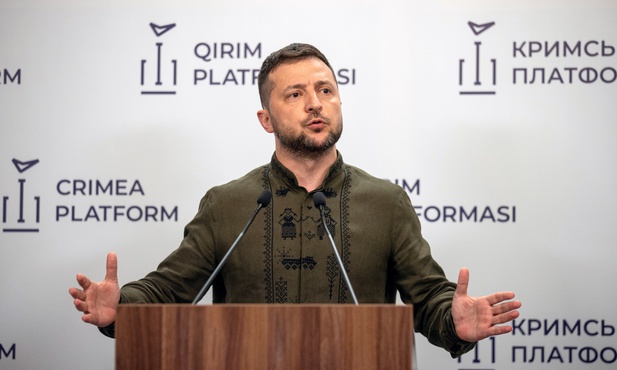 Zełenski: dzień 24 lutego był jak drugie referendum ws. niepodległości kraju 