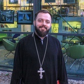 Ks. Mateusz Demeniuk, proboszcz parafii greckokatolickiej w Opolu.