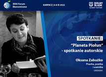 „Planeta Piołun” Oksany Zabużko na XXXI Forum Ekonomicznym w Karpaczu