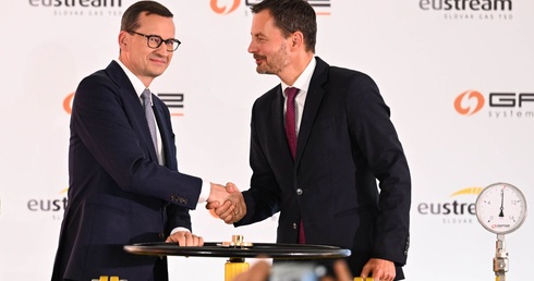 Morawiecki: Gazociąg między Polską a Słowacją wzmacnia bezpieczeństwo między naszymi krajami 