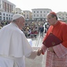 Papież Franciszek z wizytą w L'Aquili