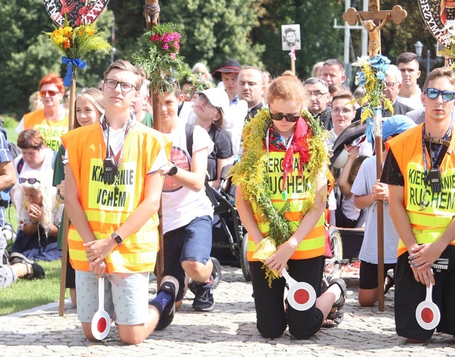 Powitanie 411. Pieszej Pielgrzymki Żywieckiej na Jasnej Górze - 2022