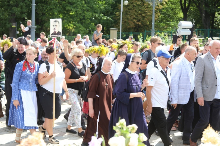 Powitanie 411. Pieszej Pielgrzymki Żywieckiej na Jasnej Górze - 2022