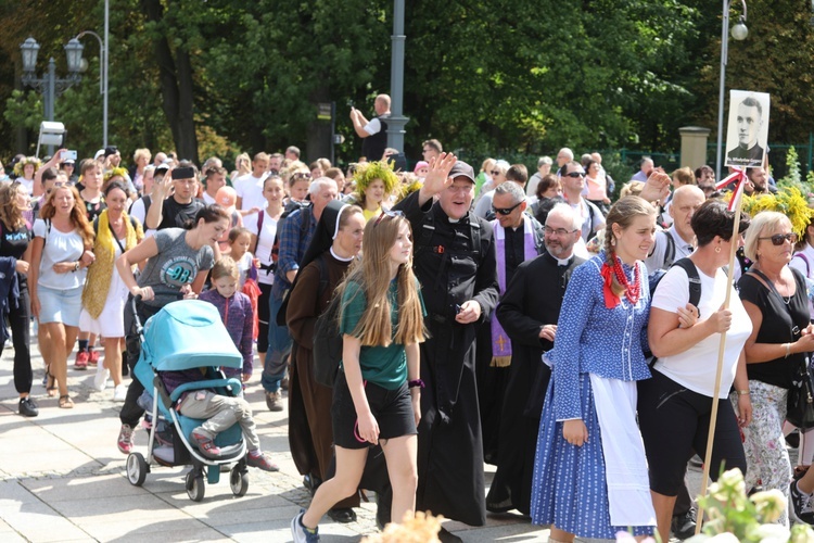 Powitanie 411. Pieszej Pielgrzymki Żywieckiej na Jasnej Górze - 2022