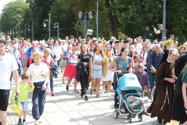 Powitanie 411. Pieszej Pielgrzymki Żywieckiej na Jasnej Górze - 2022