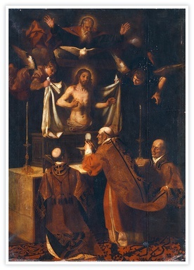 Jerónimo Jacinto Espinosa
Msza św. Grzegorza Wielkiego 
olej na płótnie, XVII w.
Muzeum Prado, Madryt