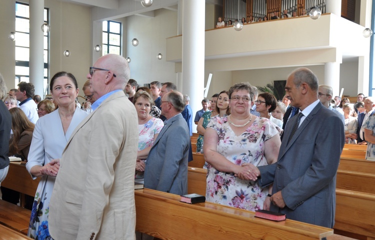 Pielgrzymka srebrnych jubilatów w Opolu