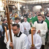 ▲	Modlitwa w kościele pw. NMP Królowej Polski w Świebodzinie.