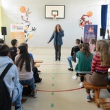 Kluczbork. Spotkanie ósmoklasistów z Bartoszem Madejem