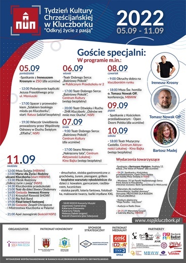 Program Tygodnia Kultury Chrześcijańskiej w Kluczborku