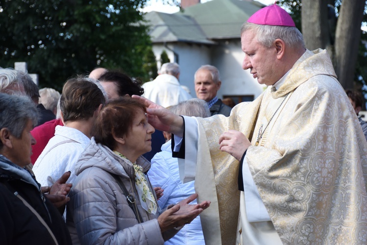 Chorzy modlili się w sanktarium swarzewskim