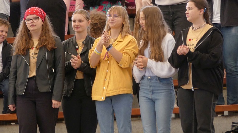 Młodzi w amfiteatrze pod Grojcem w Żywcu - 2022