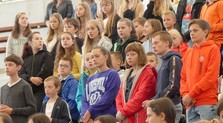 Młodzi w amfiteatrze pod Grojcem w Żywcu - 2022