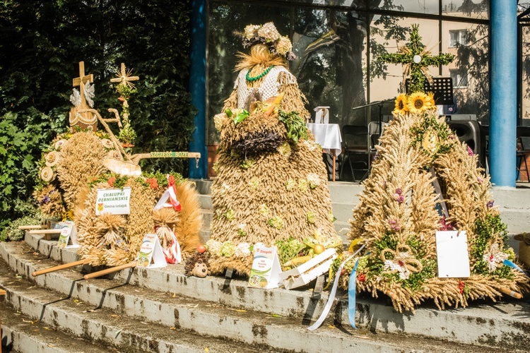 Msza św. i dożynki w Trąbkach Wielkich