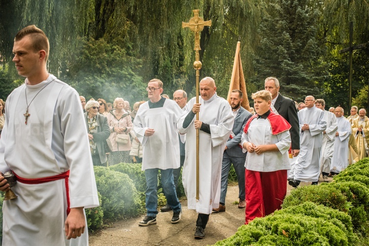 Msza św. i dożynki w Trąbkach Wielkich