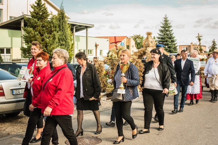 Msza św. i dożynki w Trąbkach Wielkich