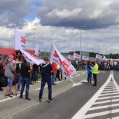 Gliwice. Protest pracowników zakładu Stellantis