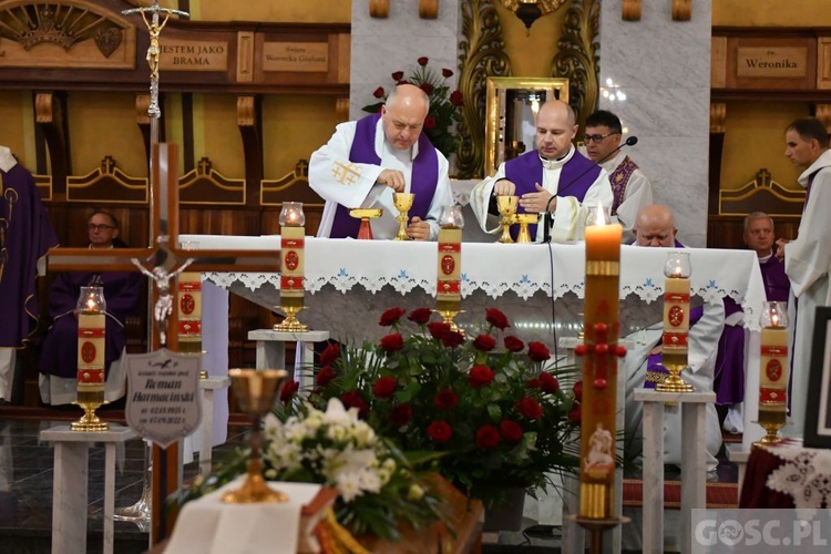 Ostatnie pożegnanie śp. ks. inf. Romana Harmacińskiego