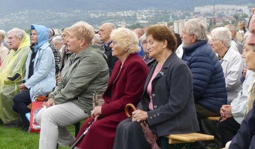 Msza św. za Bielsko-Białą pod Krzyżem na Trzech Lipkach - 2022