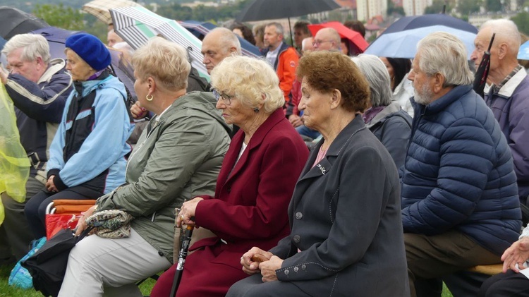 Msza św. za Bielsko-Białą pod Krzyżem na Trzech Lipkach - 2022