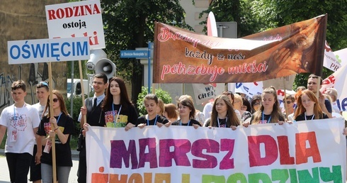 Oświęcimski Marsza dla Życia i Rodziny ma w naszym regionie najdłuższą tradycję. Odbył się jako pierwszy w diecezji bielsko-żywieckiej. 