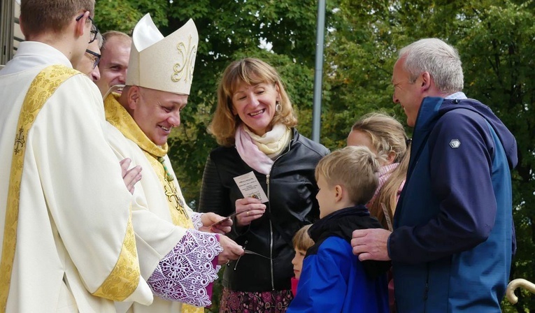 Z rodzinami diecezji w Kalwarii Zebrzydowksiej spotkał się bp Piotr Greger.