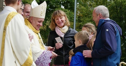 Z rodzinami diecezji w Kalwarii Zebrzydowksiej spotkał się bp Piotr Greger.