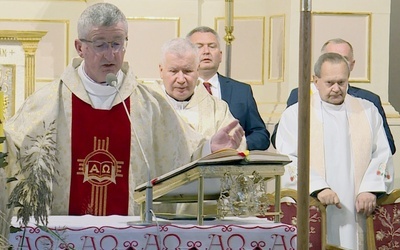 Eucharystii przewodniczył ks. prał. Marek Fituch, kanclerz Kurii Biskupiej w Radomiu.