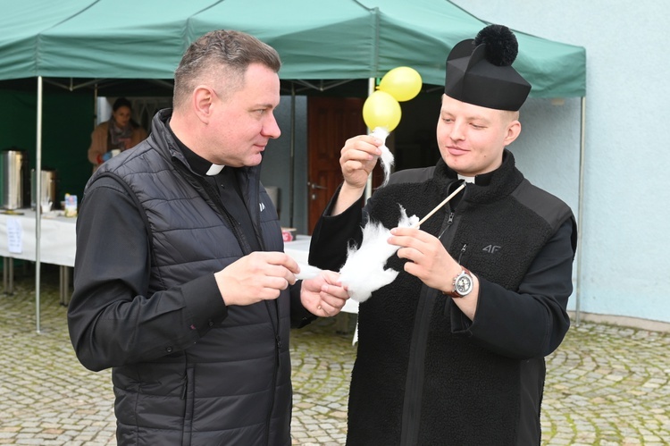 Sadzenie żonkili w dzierżoniowskim ZOL-u