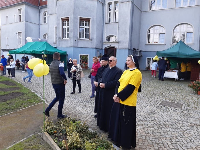 Sadzenie żonkili w dzierżoniowskim ZOL-u